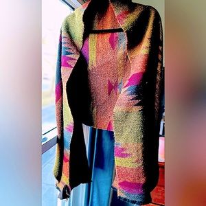 H&M Oversized Southwestern Scarf / Cape OS PERFECT BUNDLE